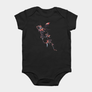 Fish Baby Bodysuit - Floating in Deep by huebucket